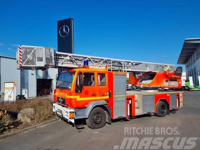 MAN 15.284LC Metz DLK 23-12 Feuerwehr Drehleiter Outros Camiões