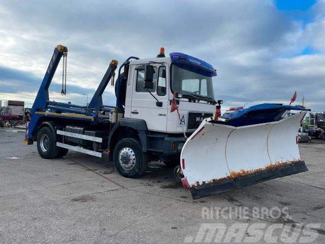 MAN 19.293 4X4 snowplow, for containers vin 491 Camiões varredores