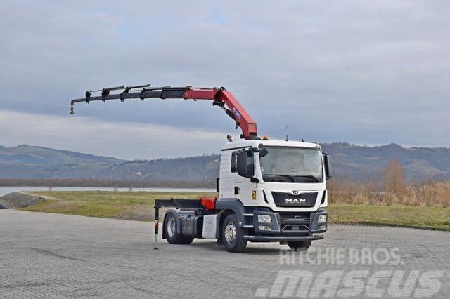 MAN TGS 18.500 Sattelzugmaschine + KRAN/FUNK Tractores (camiões)