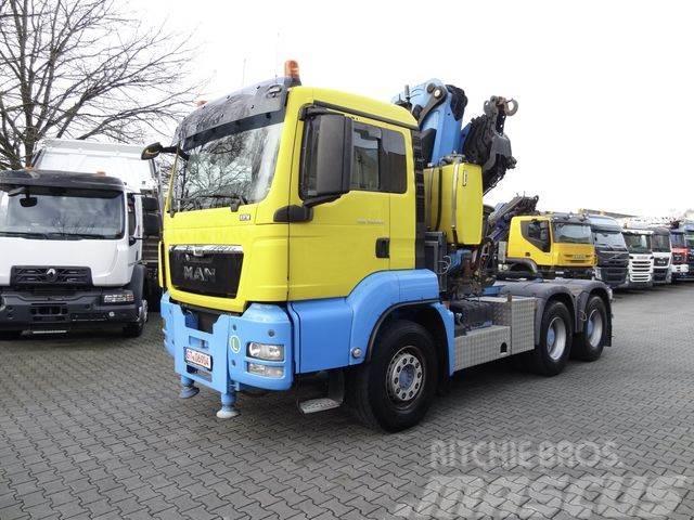 MAN TGS 33.440 6X4 BB Kran Effer 395 5S Tractores (camiões)