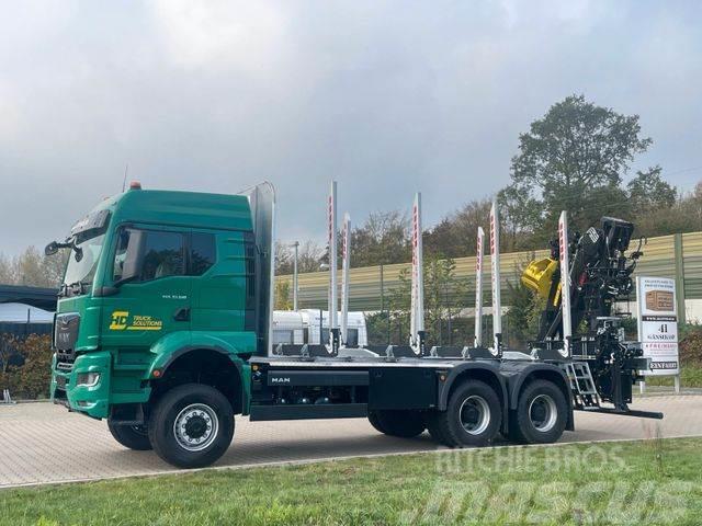 MAN TGS 33.510 6X6 Euro6e  Loglift 165 Z Retarder Camiões de transporte de troncos