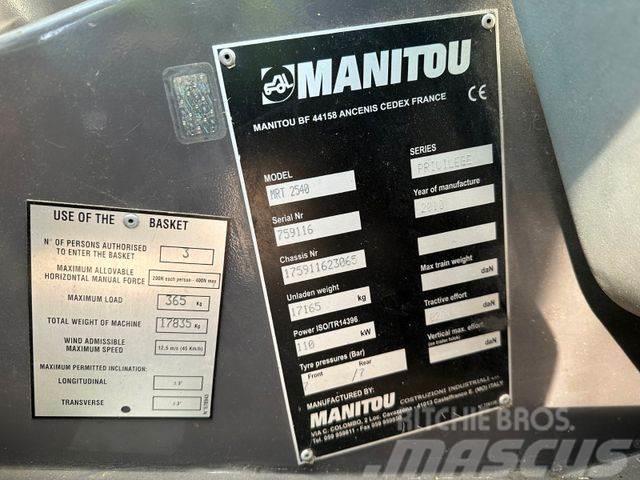 Manitou MRT 2540 P manipulator vin 065 Pás carregadoras de rodas