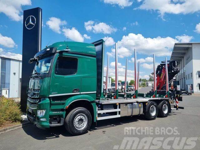 Mercedes-Benz Arocs 2651 L 6x4 + Kran: Epsilon M12Z91 Camiões de transporte de troncos