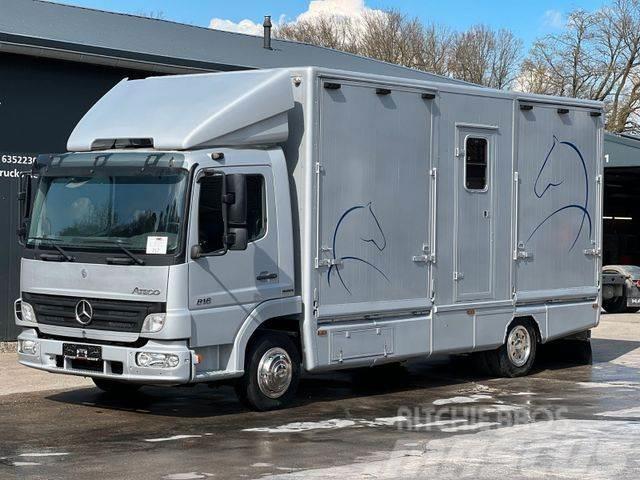 Mercedes-Benz Atego 816 Roloffsen 4 Pferdeaufbau Camiões de transporte de animais