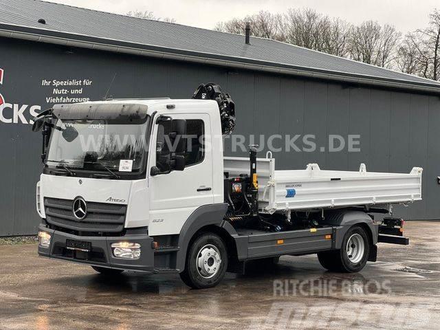 Mercedes-Benz Atego 823 4x2 DSK mit HIAB 072 Ladekran *NEU* Camiões basculantes