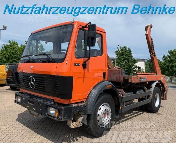 Mercedes-Benz SK 1717 Meiller Absetzer/ Diff-Sprerre/ 1 Hand Camiões caixa desmontável com elevador de cabo