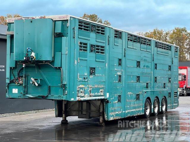 Pezzaioli 3.Stock Cattle-Cruiser Hals+Tiefbett Typ2 Semi Reboques Transporte Animais