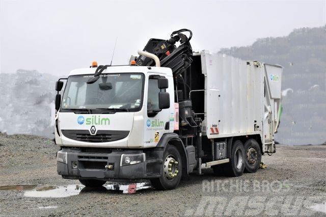 Renault Premium 320DXI*Müllwagen + HIAB 166E-3HIDUO/FUNK Camiões grua