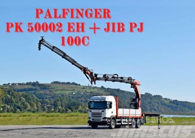 Scania G 490* PK 50002 EH + JIB PJ100C + FUNK /6x4 Camiões grua