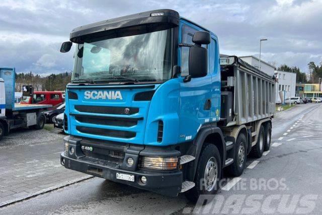 Scania G480 8x4 Abschieber Camiões basculantes