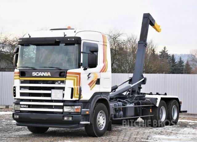 Scania R124 470 Abrollkipper *6x2* Top Zustand ! Camiões Ampliroll