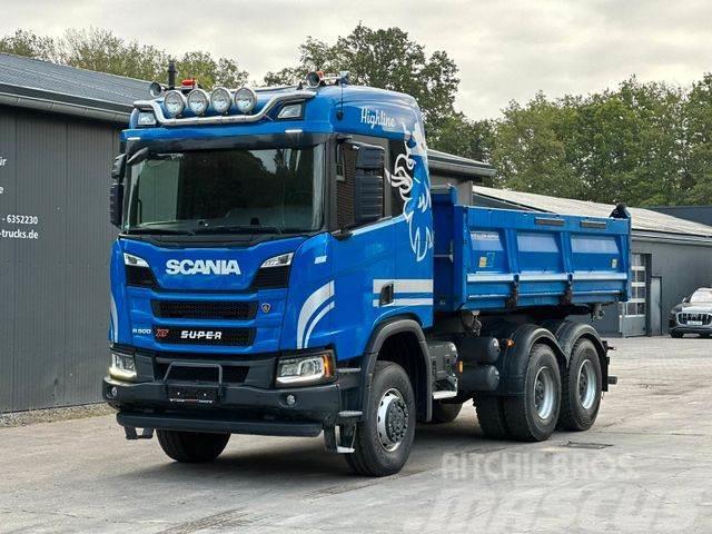 Scania R500 XT 6x6 Meiler Bordmatik Camiões basculantes