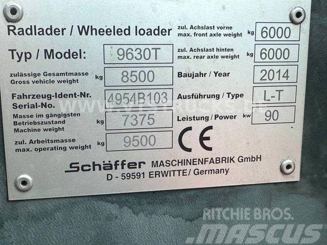 Schäffer 9630T Tele-Radlader Bj.2014 Pás carregadoras de rodas