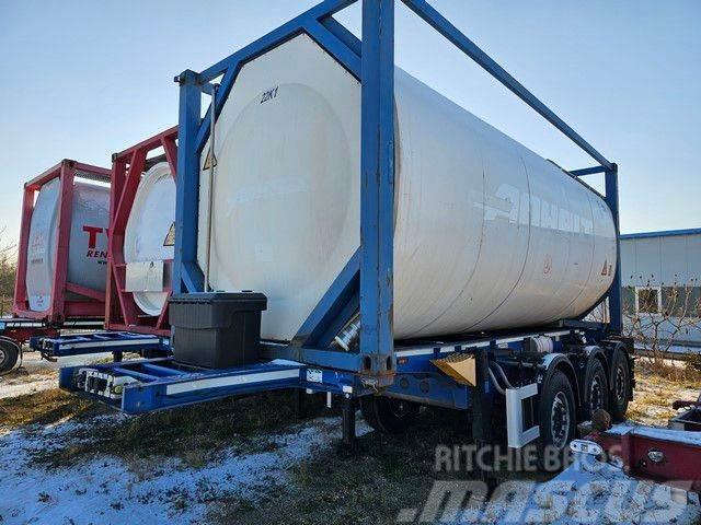 Schmitz Cargobull Tankcontainer Chassis+Tankcontainer Schwallwand Semi Reboques Cisterna