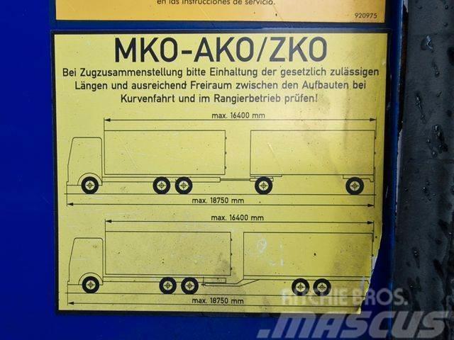 Schmitz Cargobull ZK 18/ Tandem Reboques de caixa fechada