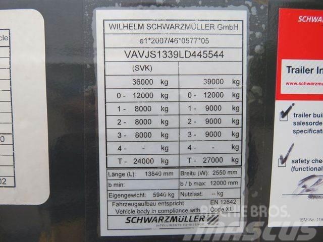 Schwarzmüller S 1*J-Serie*Standart*Lift Achse*XL Code* Semi Reboques Cortinas Laterais