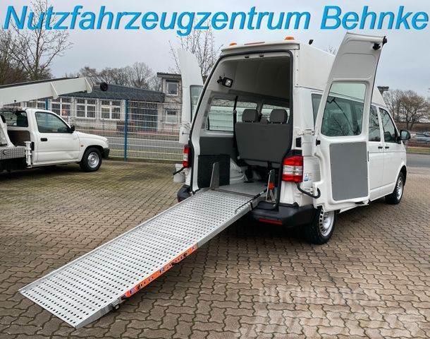 Volkswagen T5 Kombi/ 8 Sitze/ AC/ AMF Rollstuhlrampe Carros Ligeiros