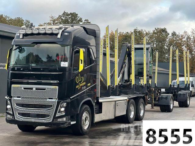 Volvo FH 750 Euro 6 6x4 Holztransporter + TAJFUN L150Z Camiões de transporte de troncos