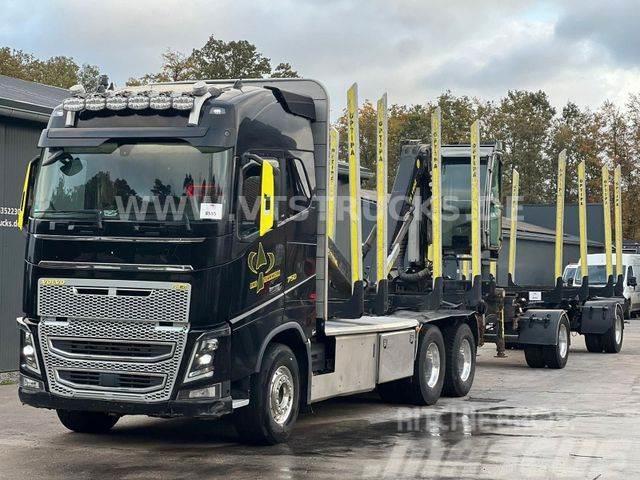 Volvo FH 750 Euro 6 6x4 + PAVIC Holzt Komplettzug Camiões de transporte de troncos