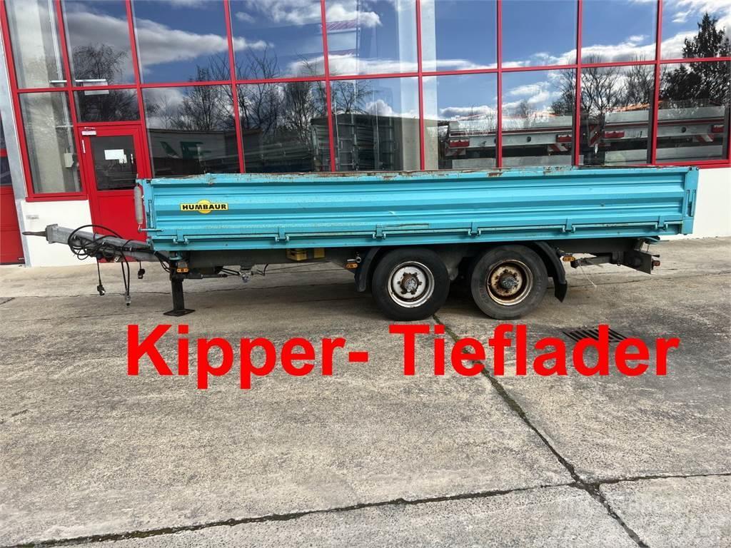Humbaur HTK 10 50 24 Tandem Kipper- Tieflader Reboques basculantes