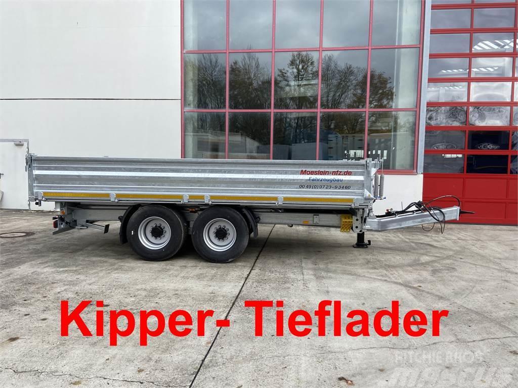 Möslein TTD 14 5,70 m 14 t Tandem- Kipper Tieflader 5,70 Reboques basculantes