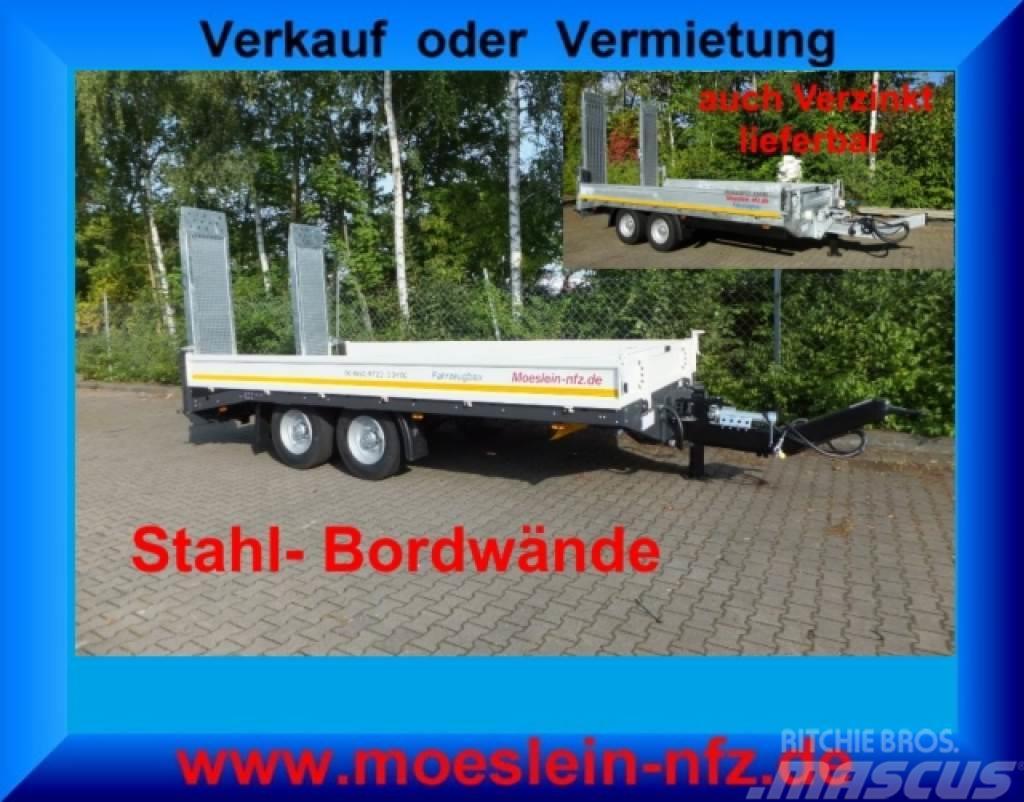 Möslein TTT 11- 6,28 Weiß Neuer Tandemtieflader Reboques carga baixa
