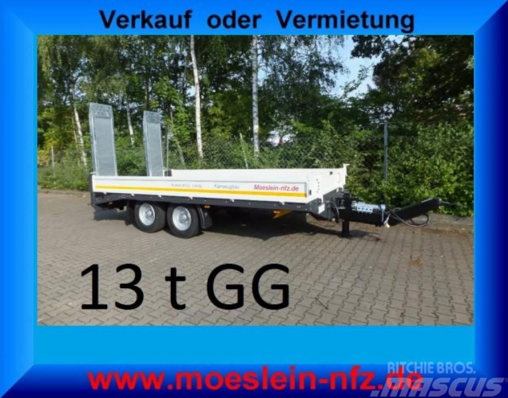 Möslein TTT 13- 5,2 Weiß Neuer Tandemtieflader 13 t GG Reboques carga baixa