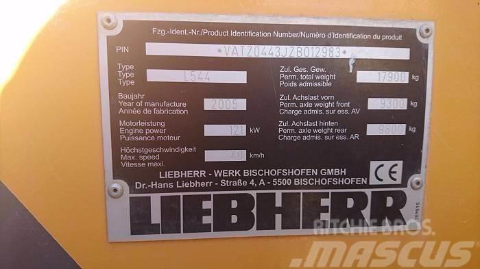 Liebherr L 544 Pás carregadoras de rodas