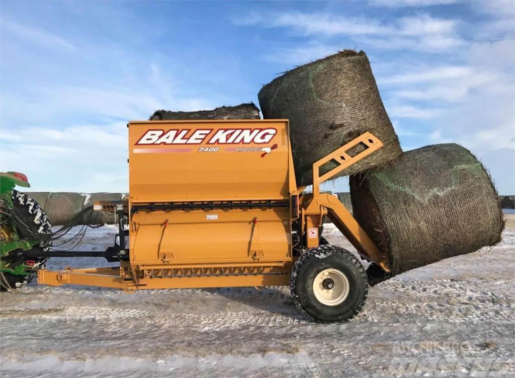 Bale King 7400 Cortadores, moinhos e desenroladores de fardos