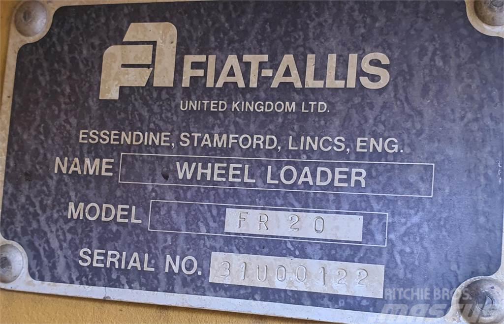 Fiat-Allis FR20 +vaaka ja kauha Pás carregadoras de rodas