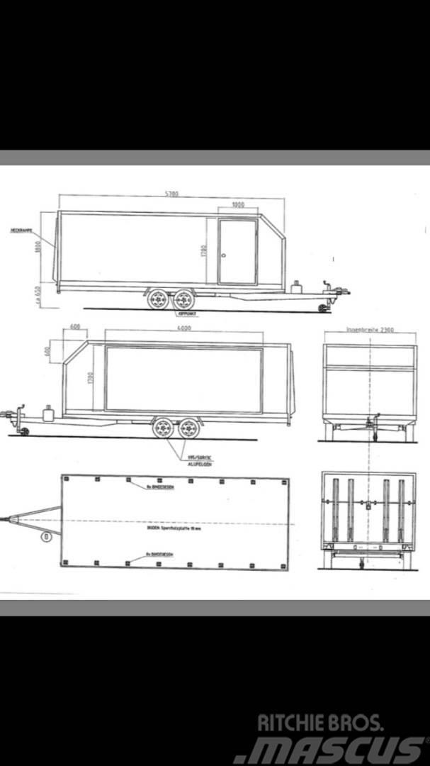 NIEWIADOW Iso kipillinen autokuljetus traileri myös mittojen Reboques de transporte Auto