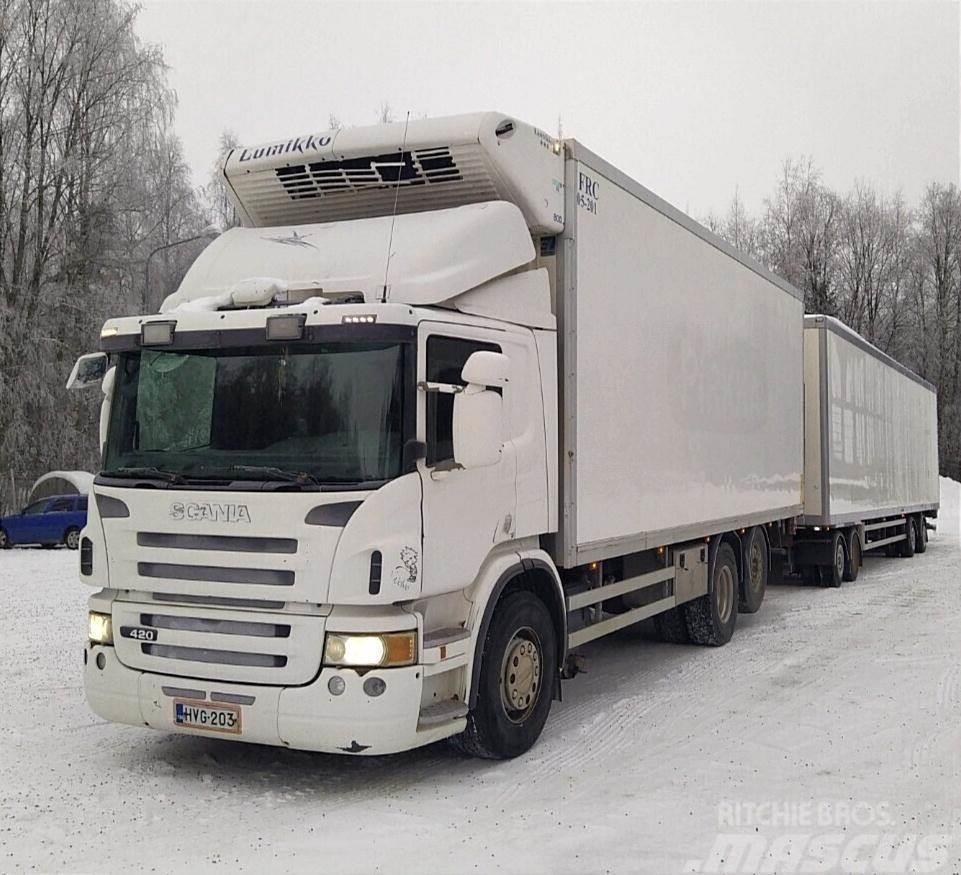 Scania P420 kylmäkoriyhdistelmä 6x2 Camiões caixa temperatura controlada
