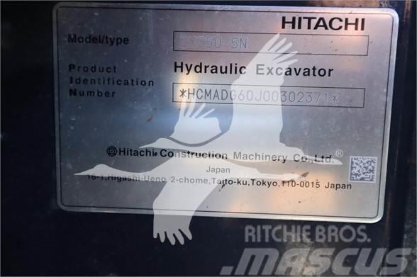 Hitachi ZX35U-5N Mini Escavadoras <7t