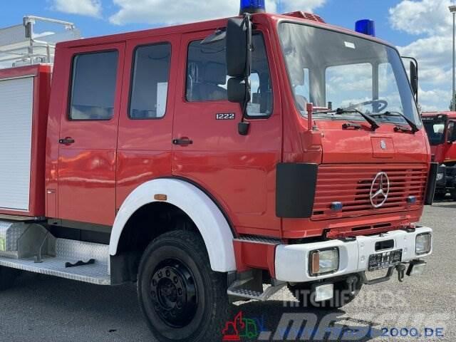 Mercedes-Benz LK 1222 4x4 Ziegler Feuerwehr 1620 L. Tank+Pumpe Camiões de caixa fechada