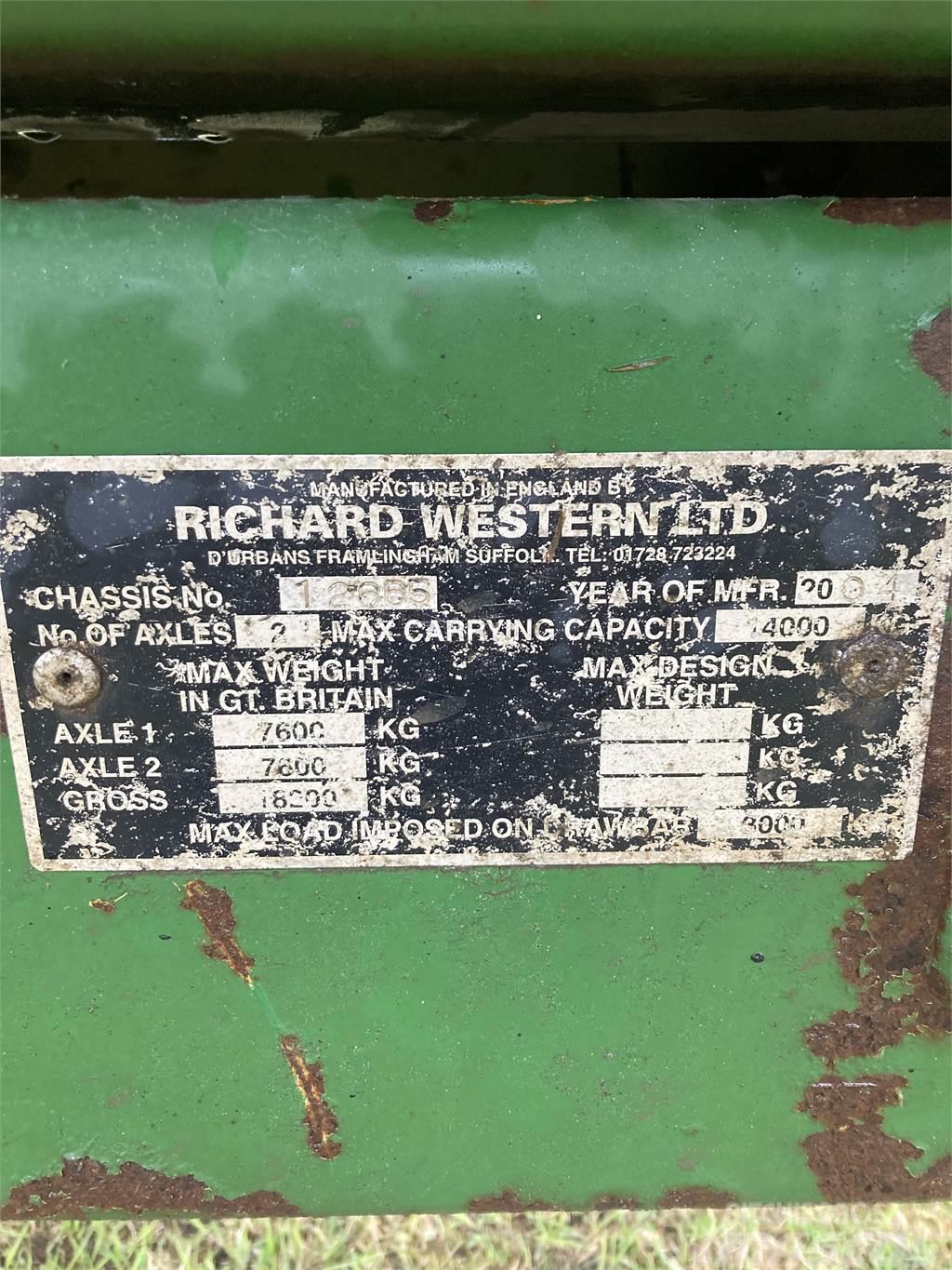 Richard Western ENSILAGEVAGN Outros acessórios de carga e escavação