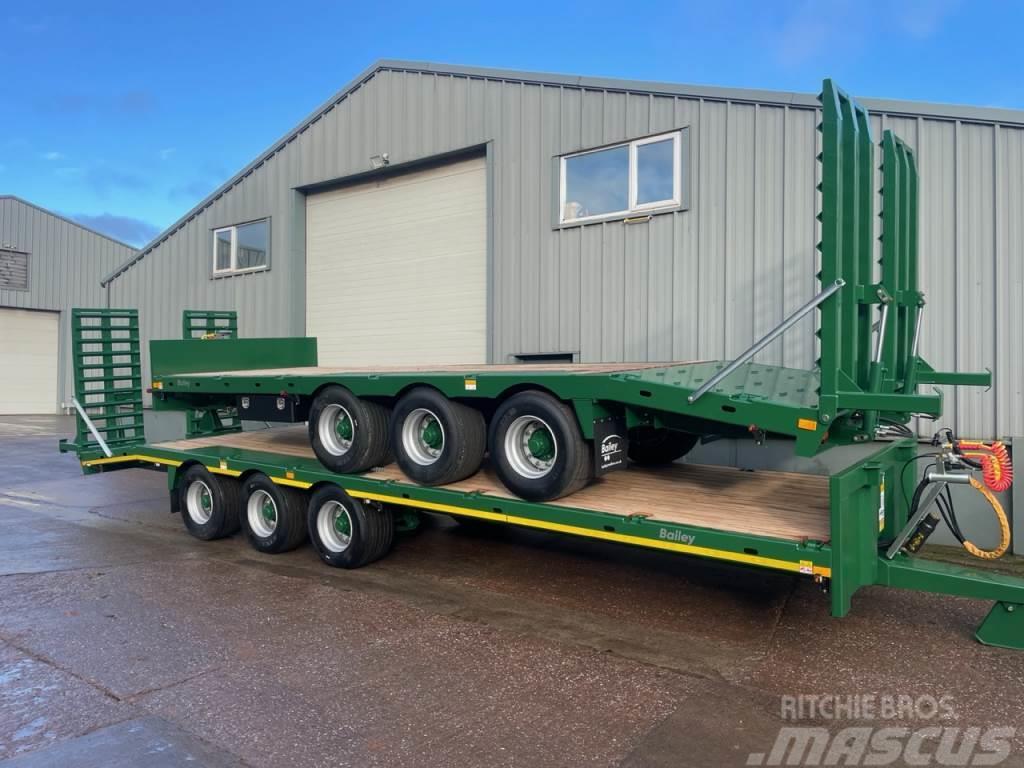 Bailey 20 Ton Tri-Axle Low loader trailer Reboques agricolas de uso geral