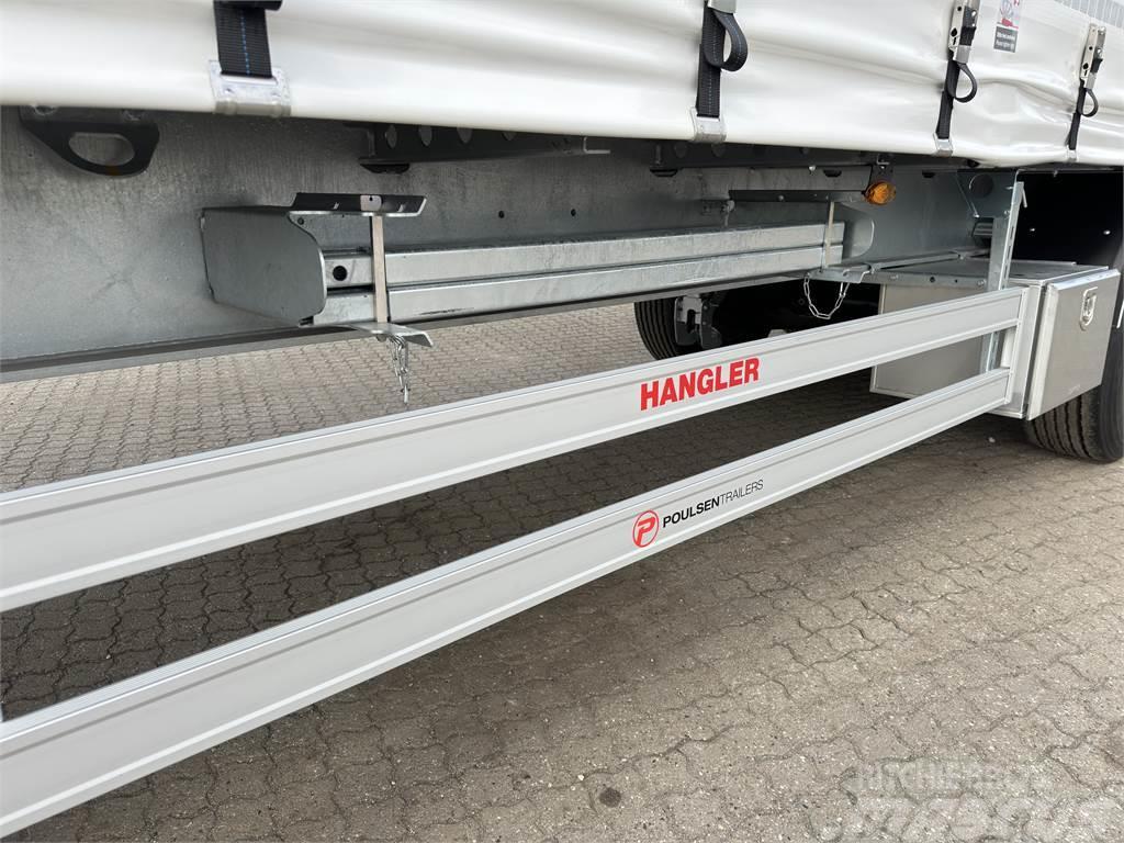 Hangler 3-aks 45-tons gardintrailer Nordic Semi Reboques Cortinas Laterais