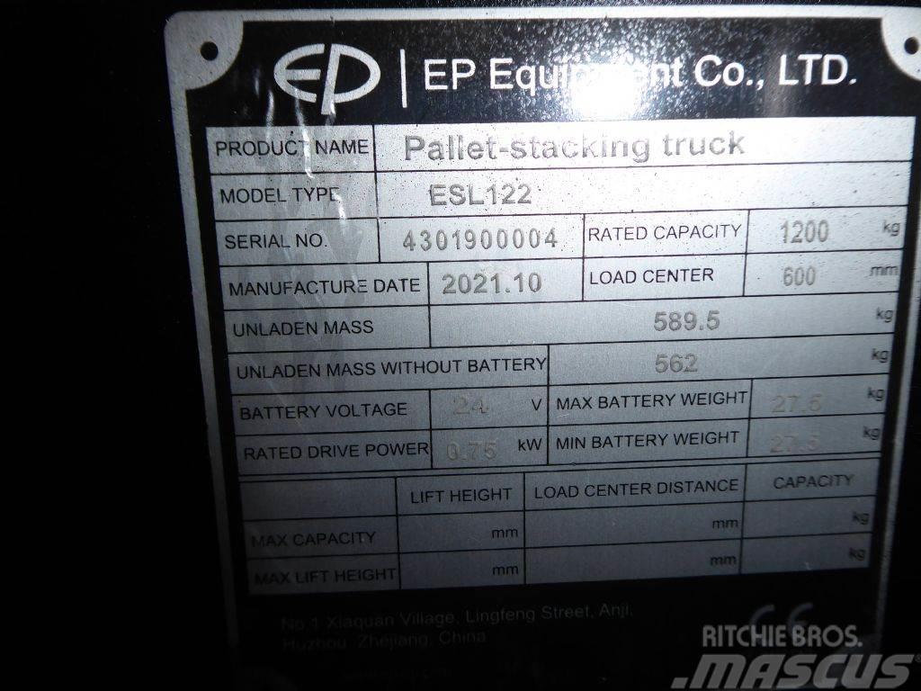 EP Equipment ESL122 Empilhador para operador externo