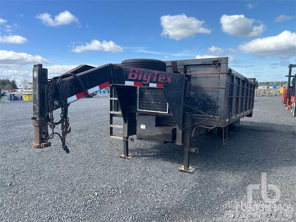 Big Tex 16 ft T/A Gooseneck Dump (Inope ... Reboques de transporte Auto