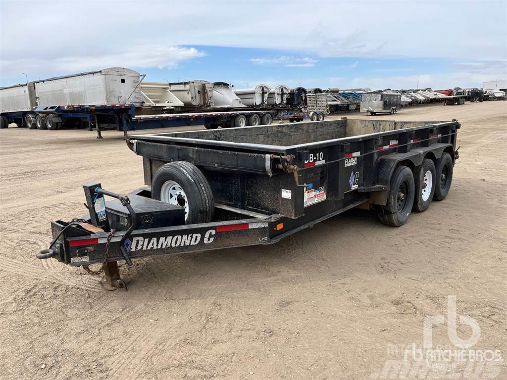 Diamond C 16 ft Tri/A Dump Reboques de transporte Auto