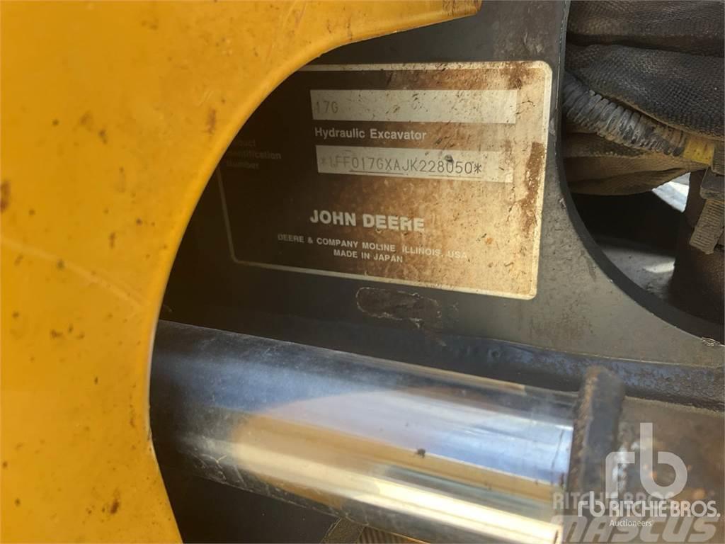 John Deere 17G Mini Escavadoras <7t
