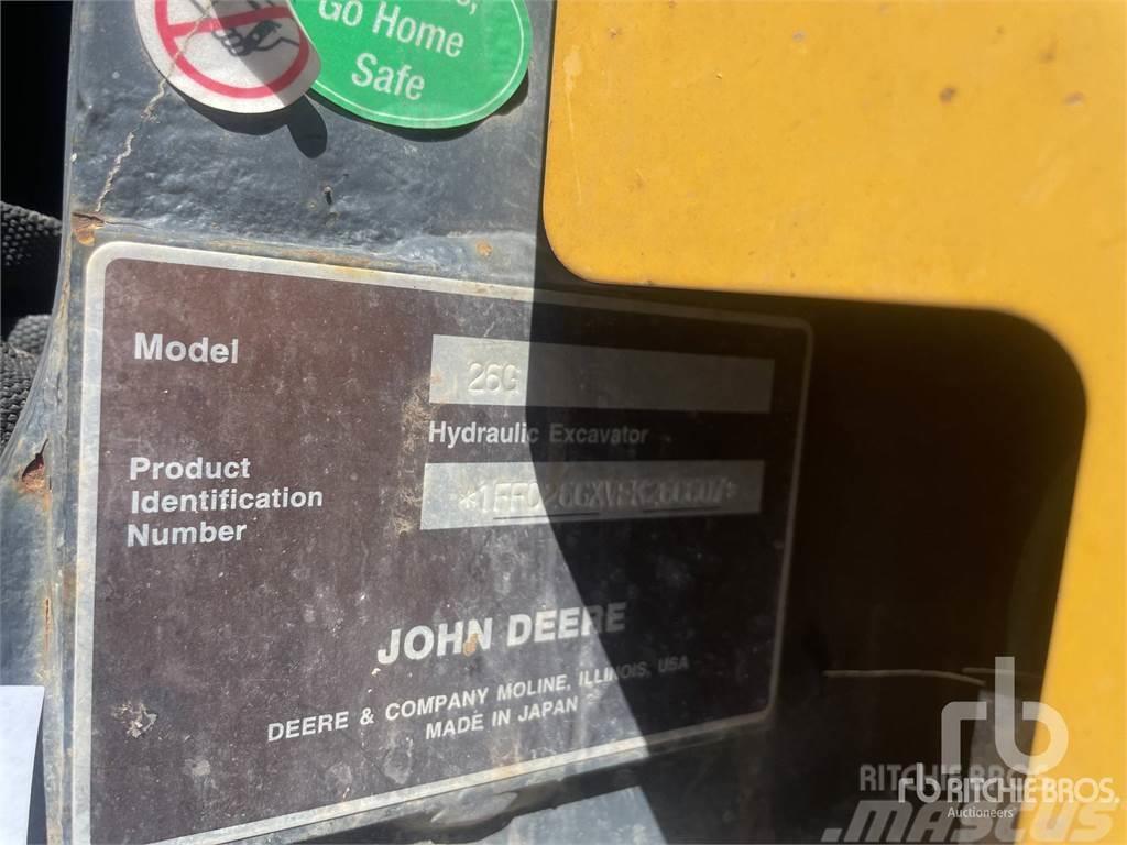 John Deere 26G Mini Escavadoras <7t
