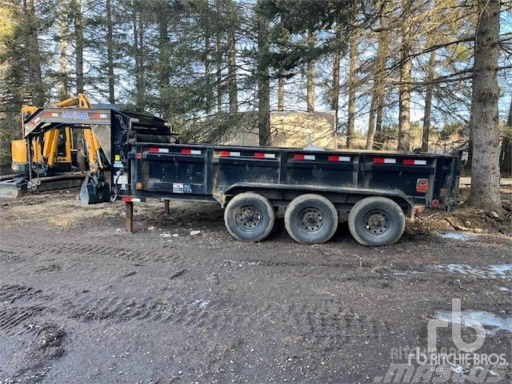 Load Trail 16 ft Tri/A Gooseneck Dump Reboques de transporte Auto