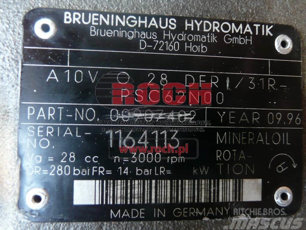 Brueninghaus Hydromatik A10VO28DFR/31R-PSC62N00 00907402 Hidráulica