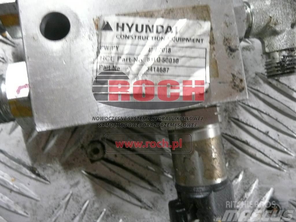 Hyundai 81LQ-50010 3414687 3414686 + 3036401 24VDC 30OHM - Hidráulica