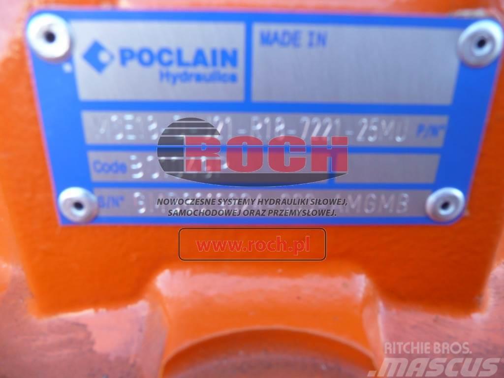 Poclain MSE18-D-J21-R18-7221-25MV B01049P Motores