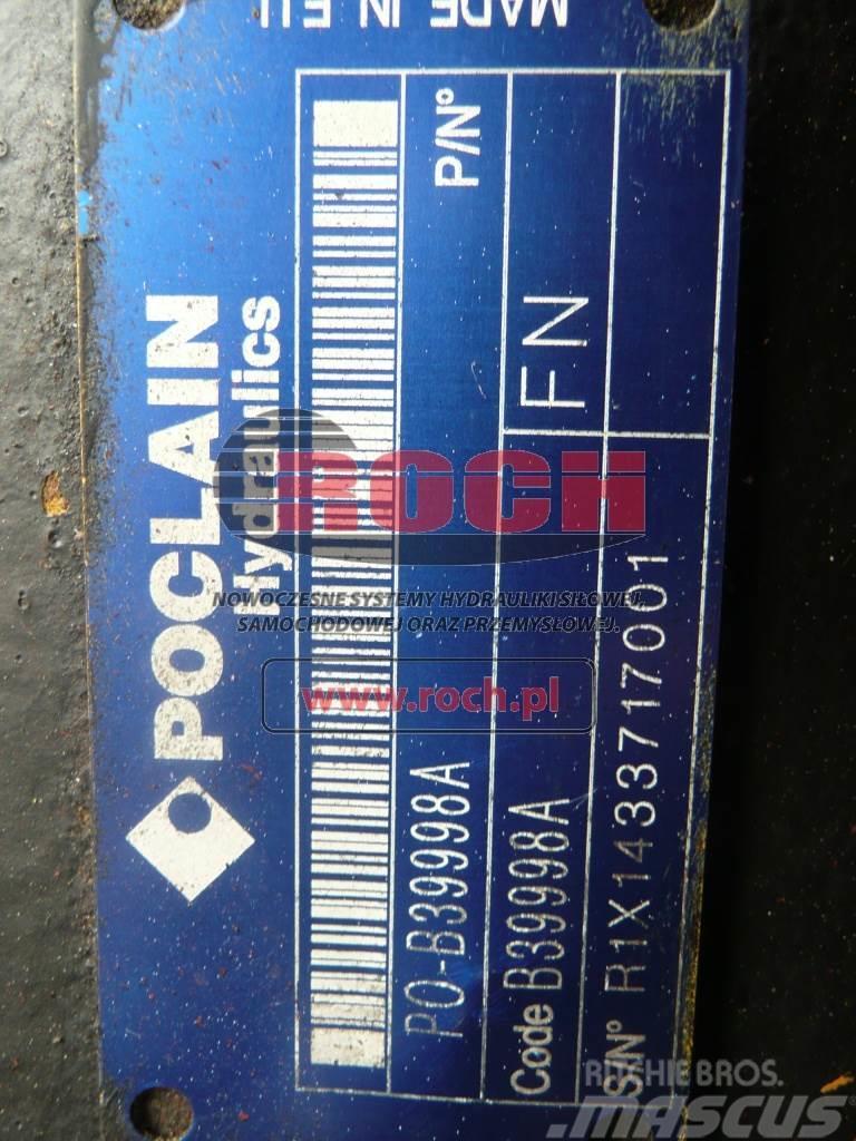 Poclain P0-B39998A B39998A + B45856S I1X1506539/004 FB-27- Motores