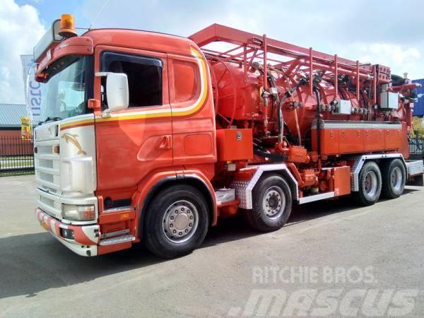 Scania Helmers recycler 164 G Camiões Aspiradores Combi