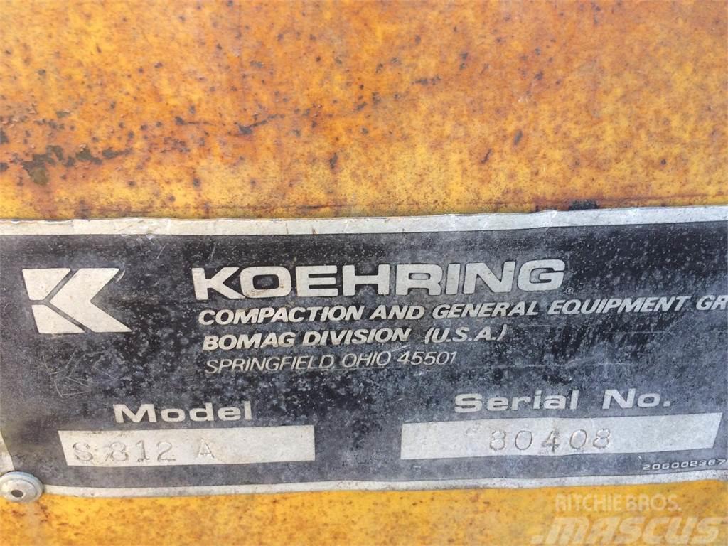 Koehring S812A Cilindros Compactadores monocilíndricos