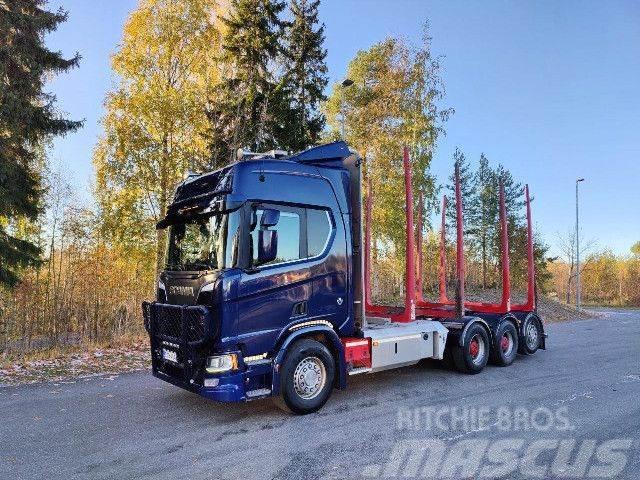 Scania R 730 B8x4*4NB, Korko 1,99% Camiões de transporte de troncos